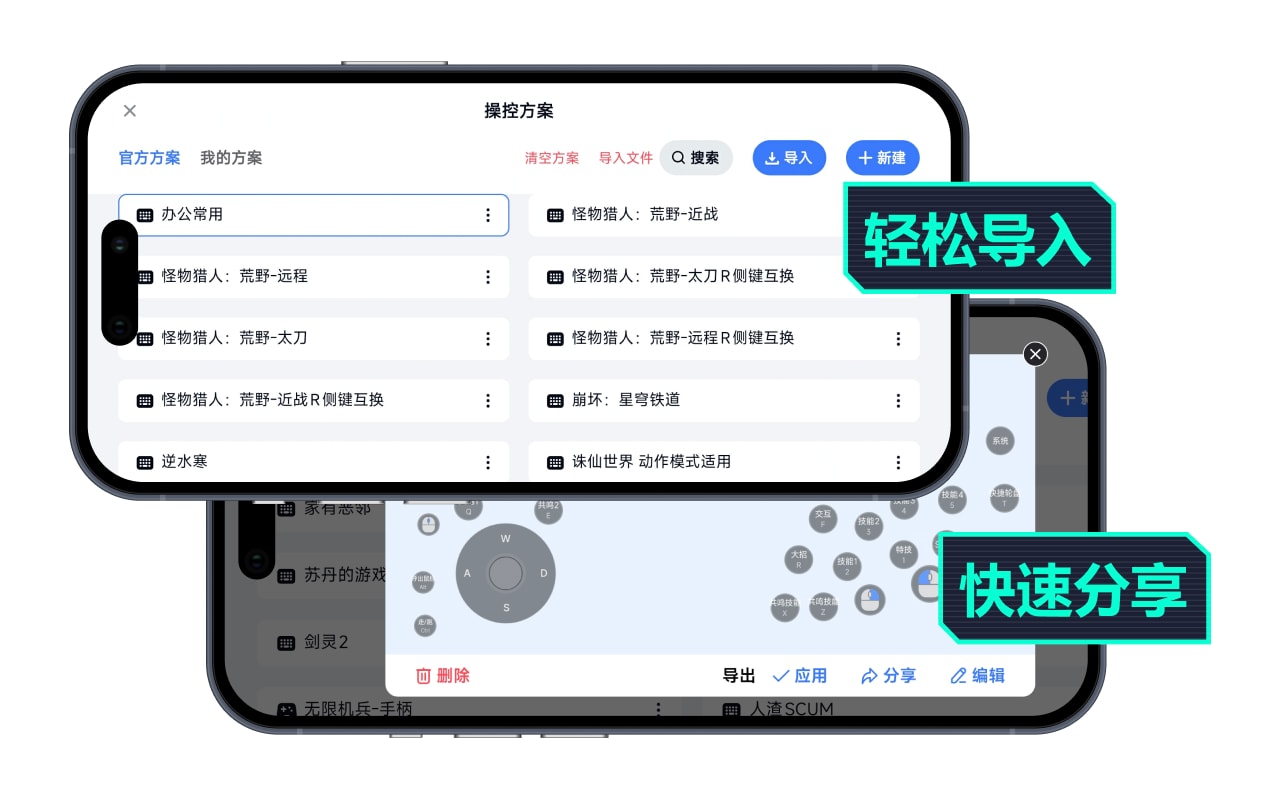 方案导入,分享随心
